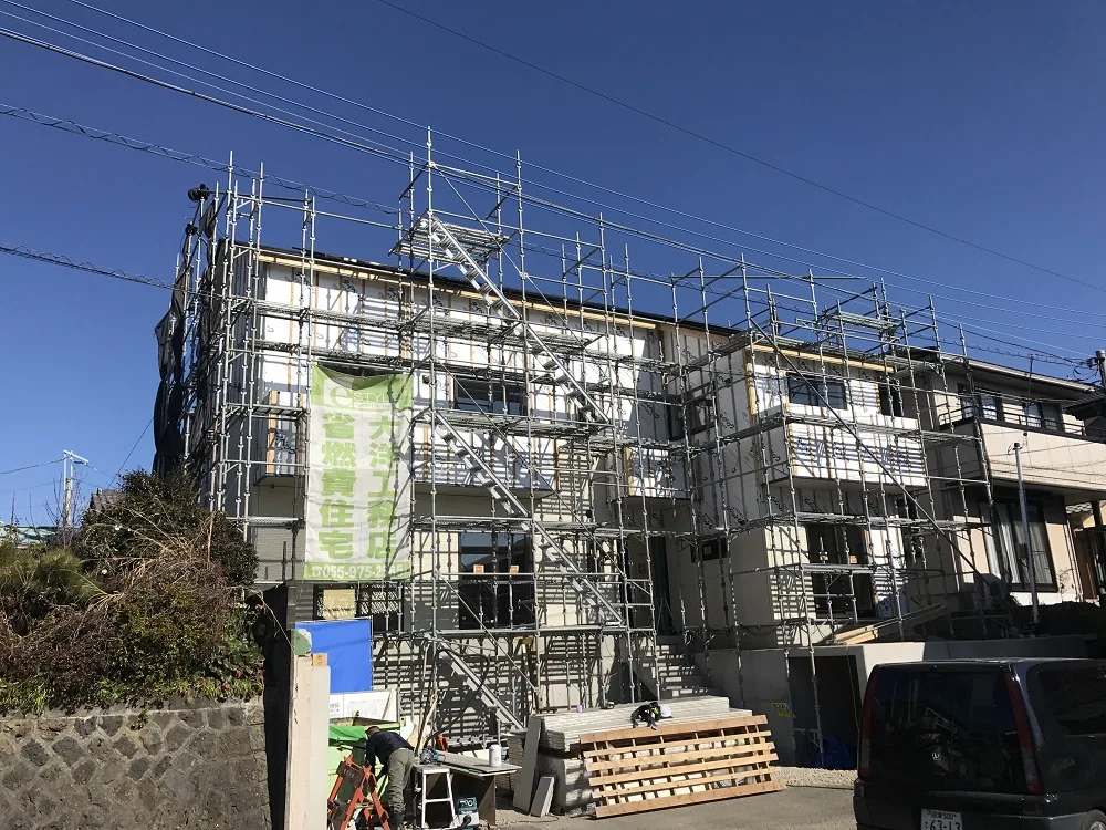 大工工事＆外壁施工