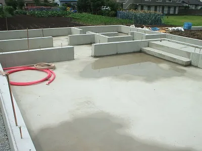 基礎工事完了