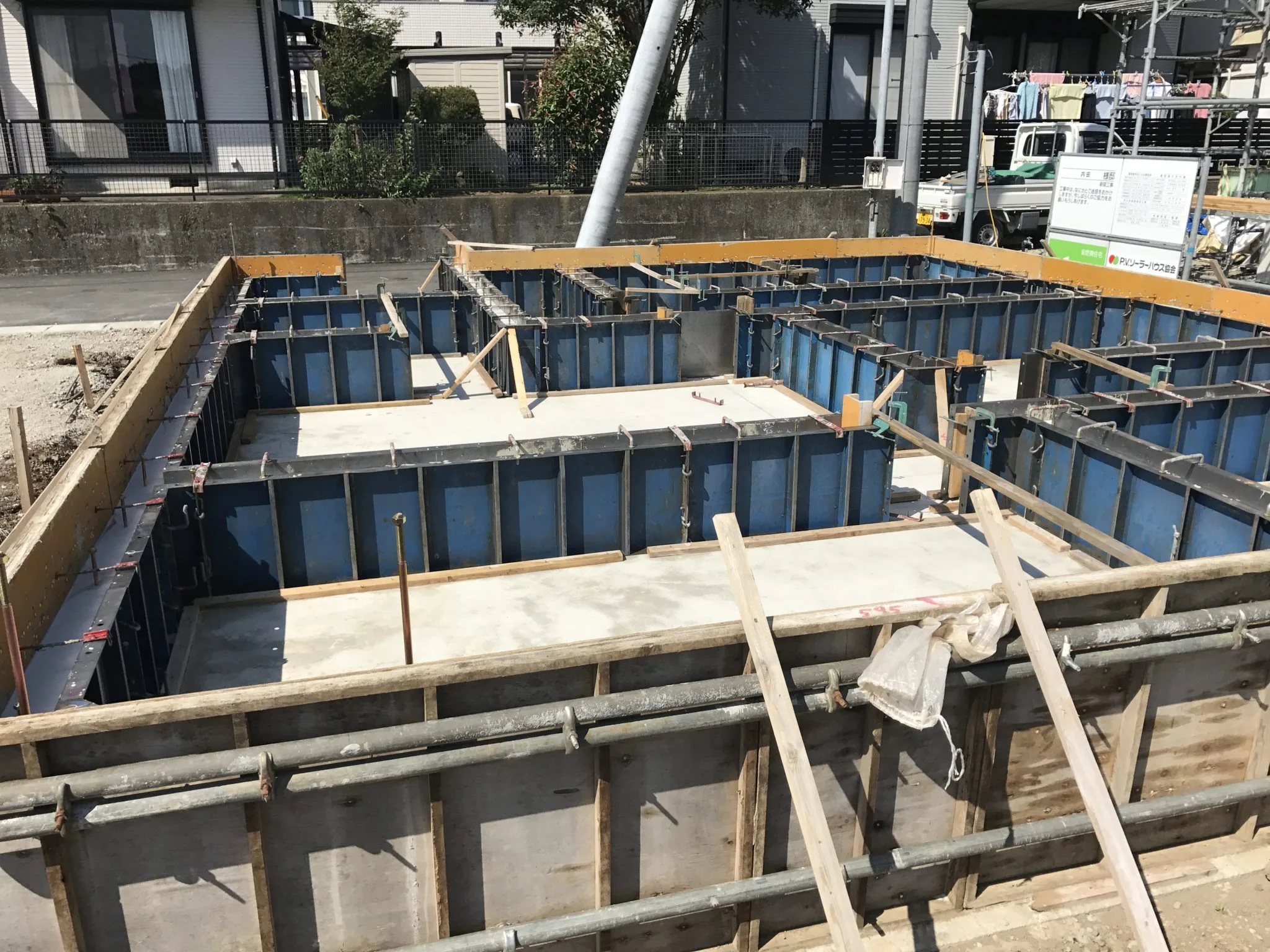 裾野市Ｗ様邸基礎立ち上がり施工