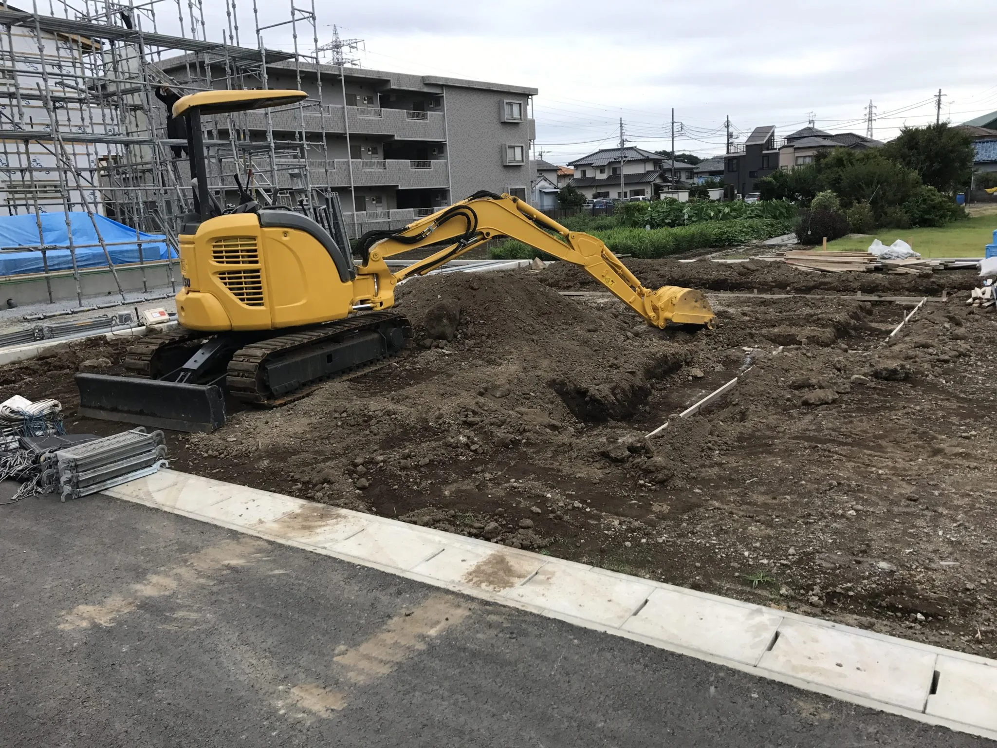 裾野市T様邸基礎工事
