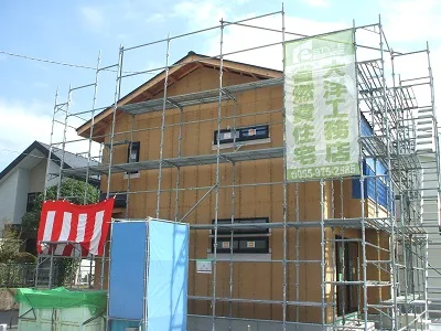 裾野市Ｗ様邸　大工工事現場イベントで