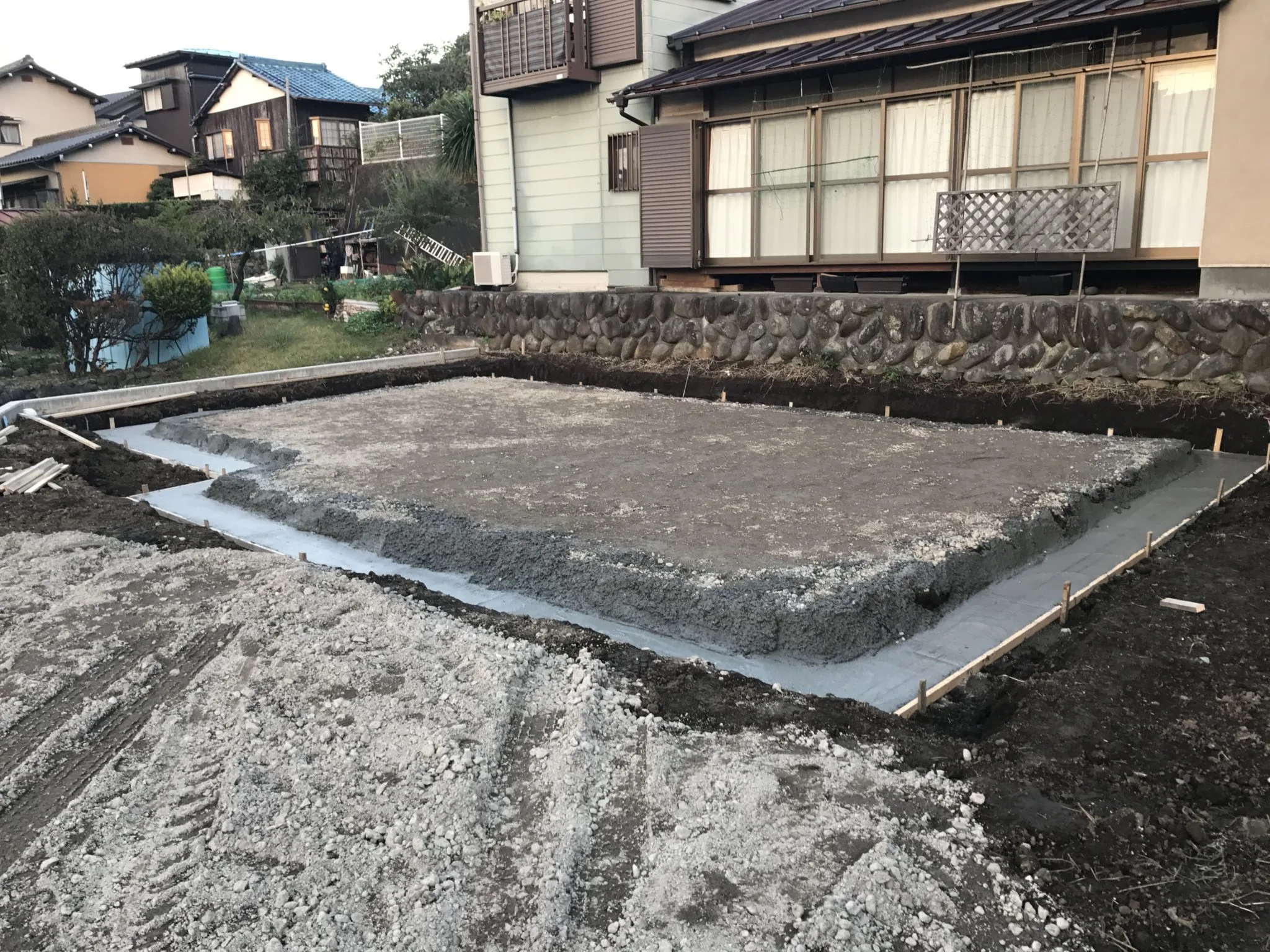 伊豆市Ｗ様邸基礎工事