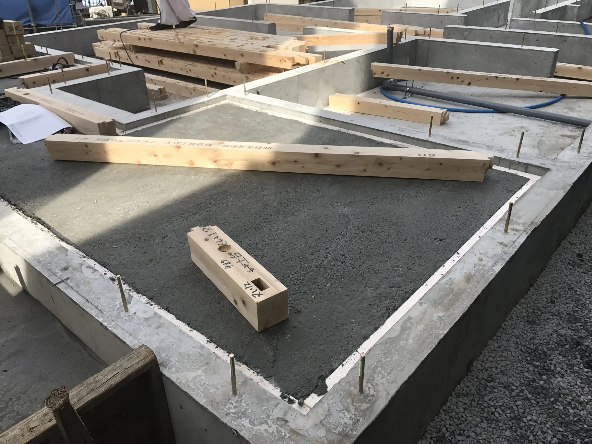 伊豆市Ｗ様邸土台施工（大工工事）