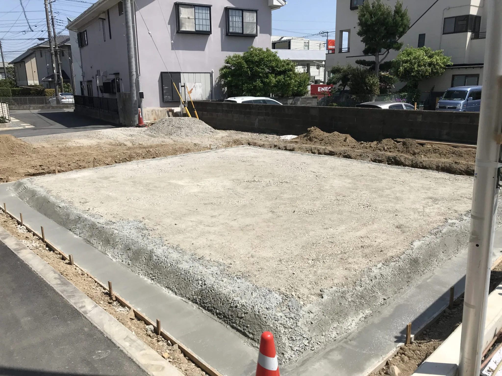 長泉町Ｆ様邸基礎着工