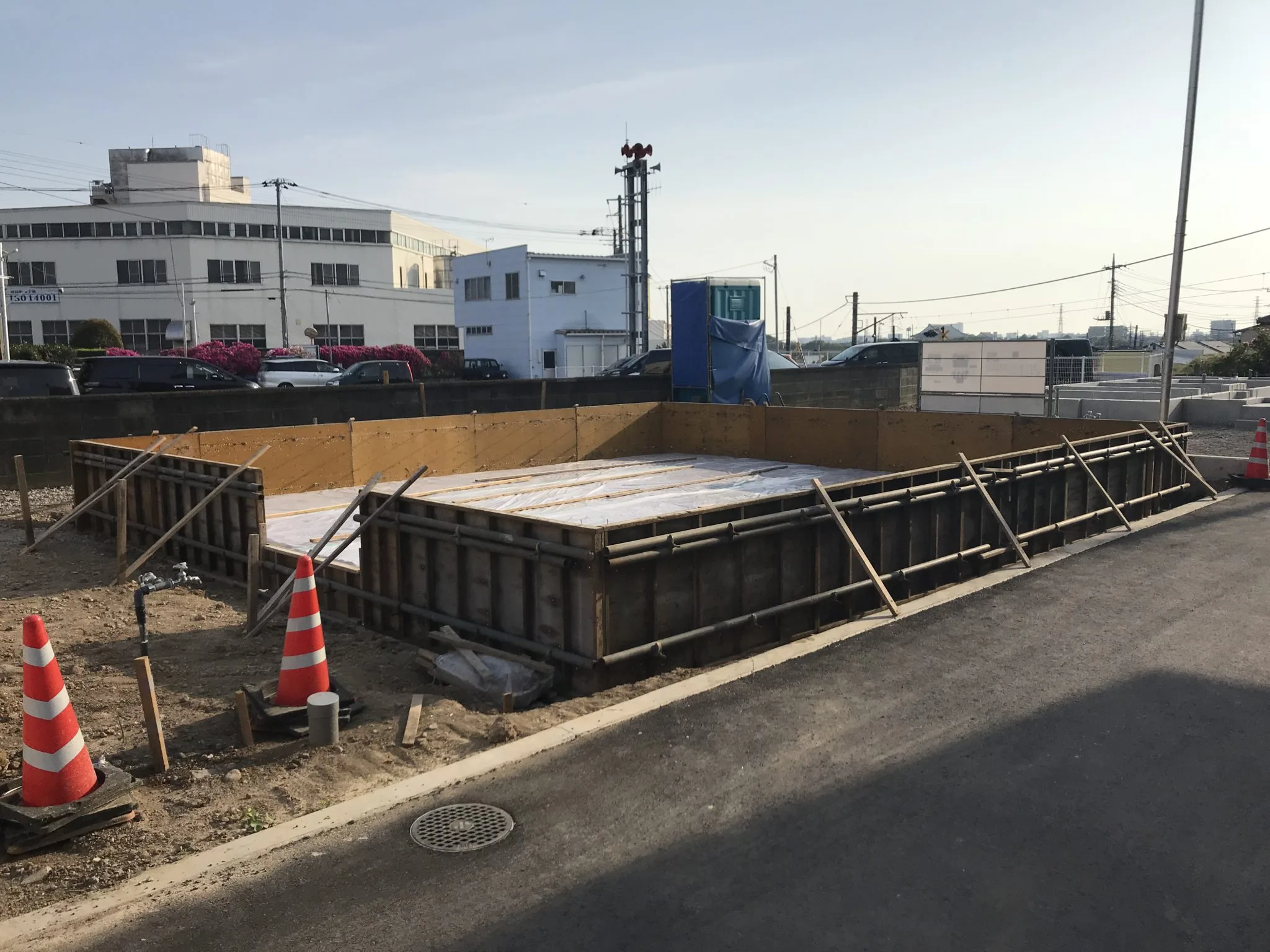 長泉町Ｆ様邸型枠施工