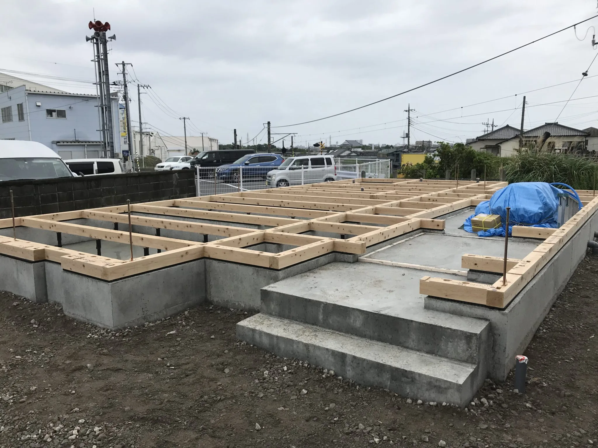 長泉町M様邸土台施工