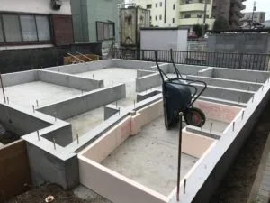 三島市M様邸基礎工事（型枠解体）