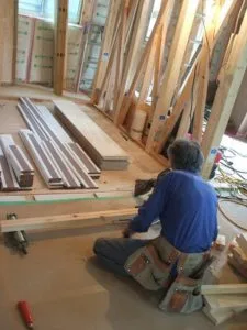 長泉Ｆ様邸　大工工事中