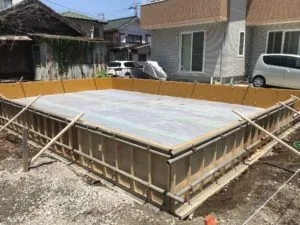 沼津市I様邸基礎工事着手