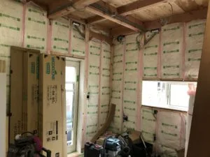 三島市M様邸　大工工事中