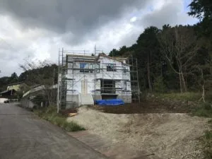 沼津市G様邸　大工工事中