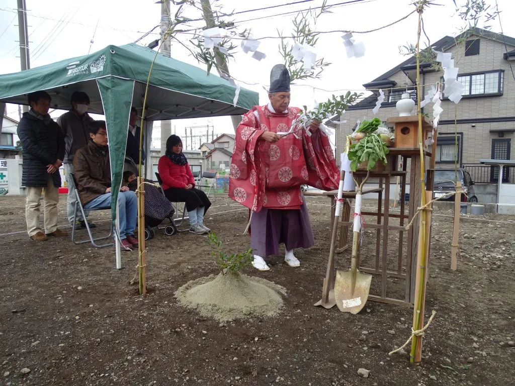 長泉町H様邸　地鎮祭催行