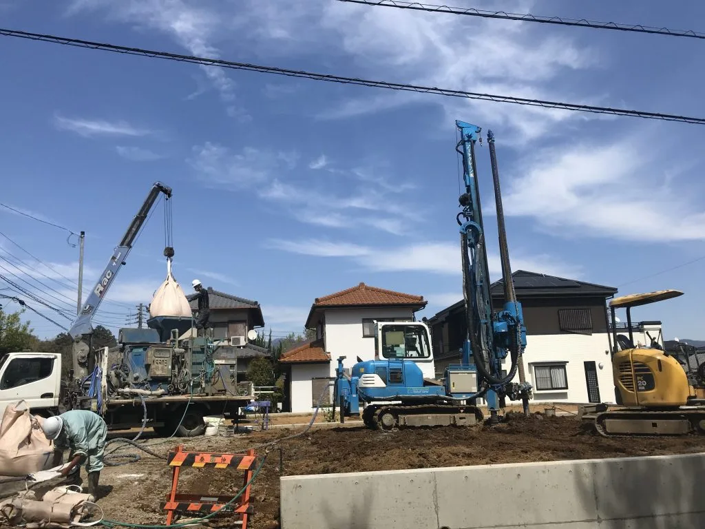 長泉町M様邸　地盤改良工事