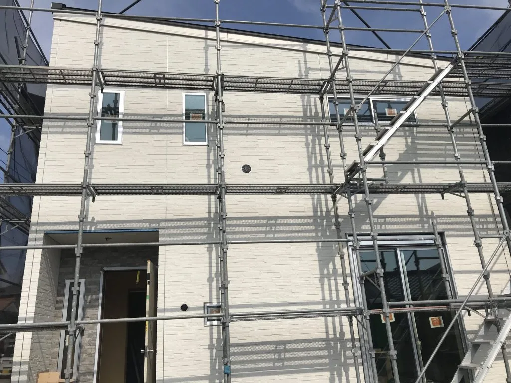 清水町Ｔ様邸　外壁施工