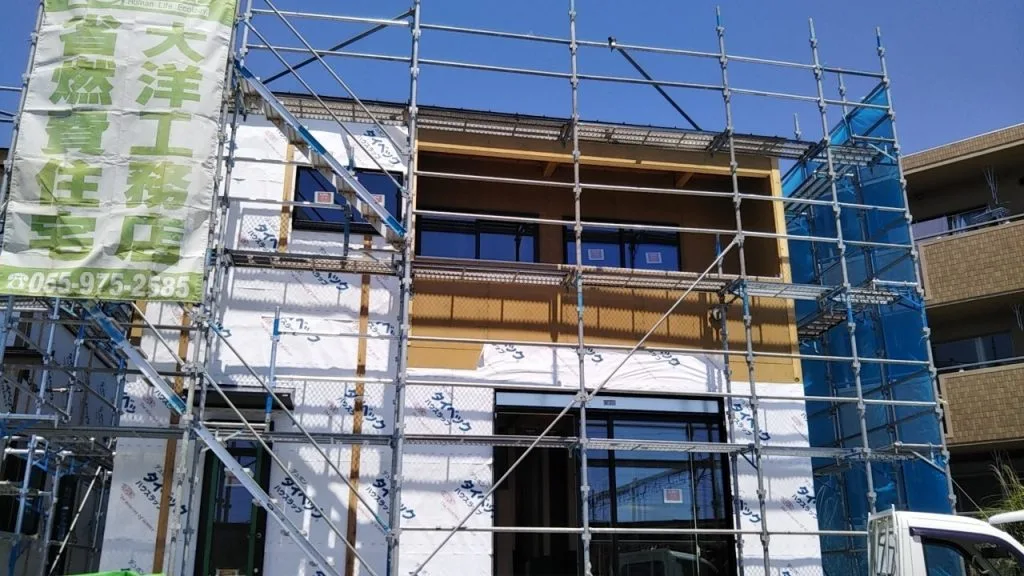 長泉町Ｋ様邸　大工工事中