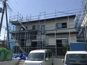 長泉町H様邸　大工工事中