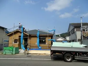 伊豆の国市H様邸　大工工事