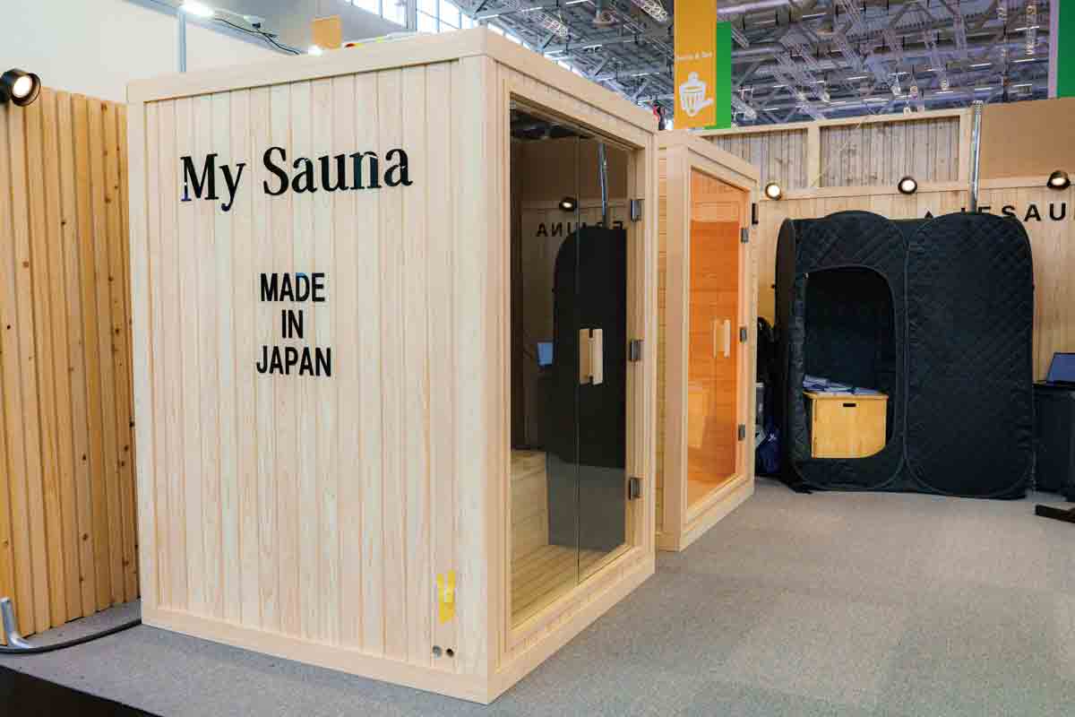 家庭用サウナが進化、左官仕上げの“サウナ付き住宅”