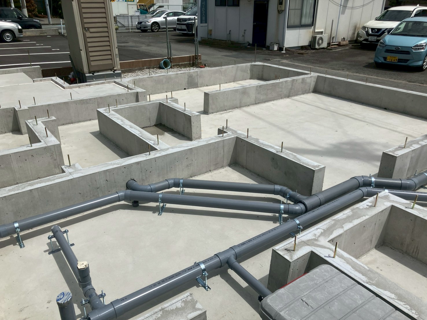 三島市加茂川町新築戸建建築中（販売中）